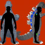 Overlay my silhouette on Godzilla’s profile