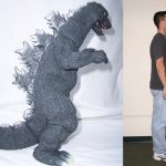 Godzilla Figure Next to Profile