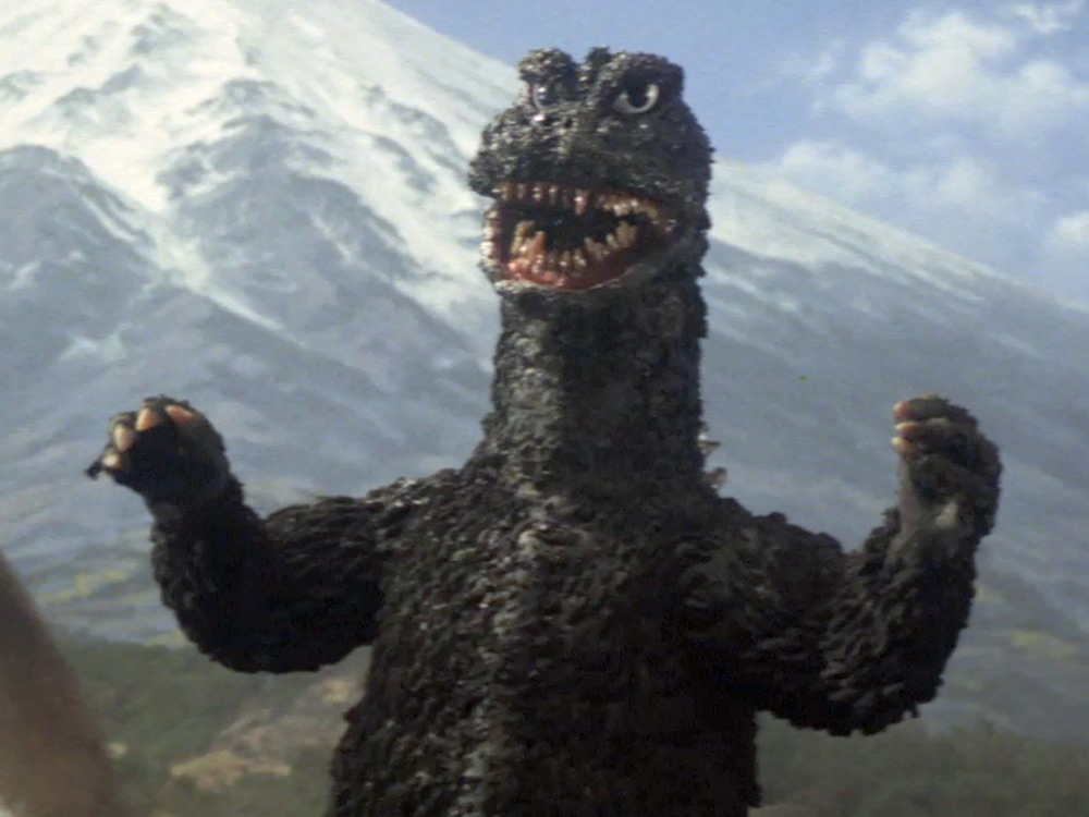 Godzilla looks victorious
