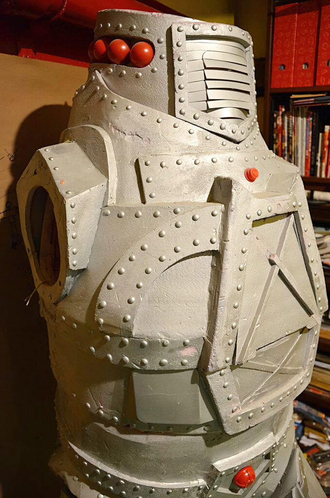 Close up of Paul Gavins' Mechagodzilla 1974 upper torso