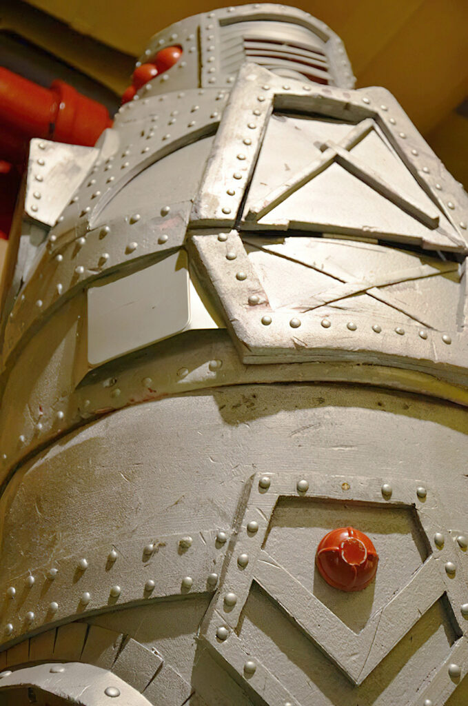 Close up of Paul Gavins' Mechagodzilla 1974 torso
