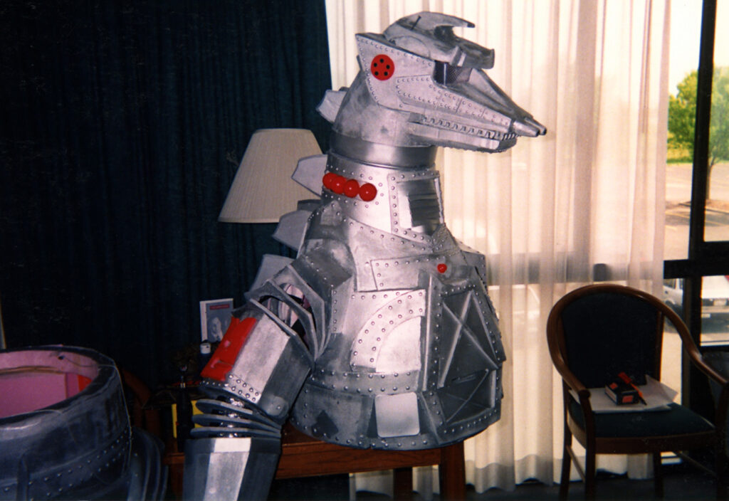 Paul Gavins Mechagodzilla 74 head and upper torso - from left side