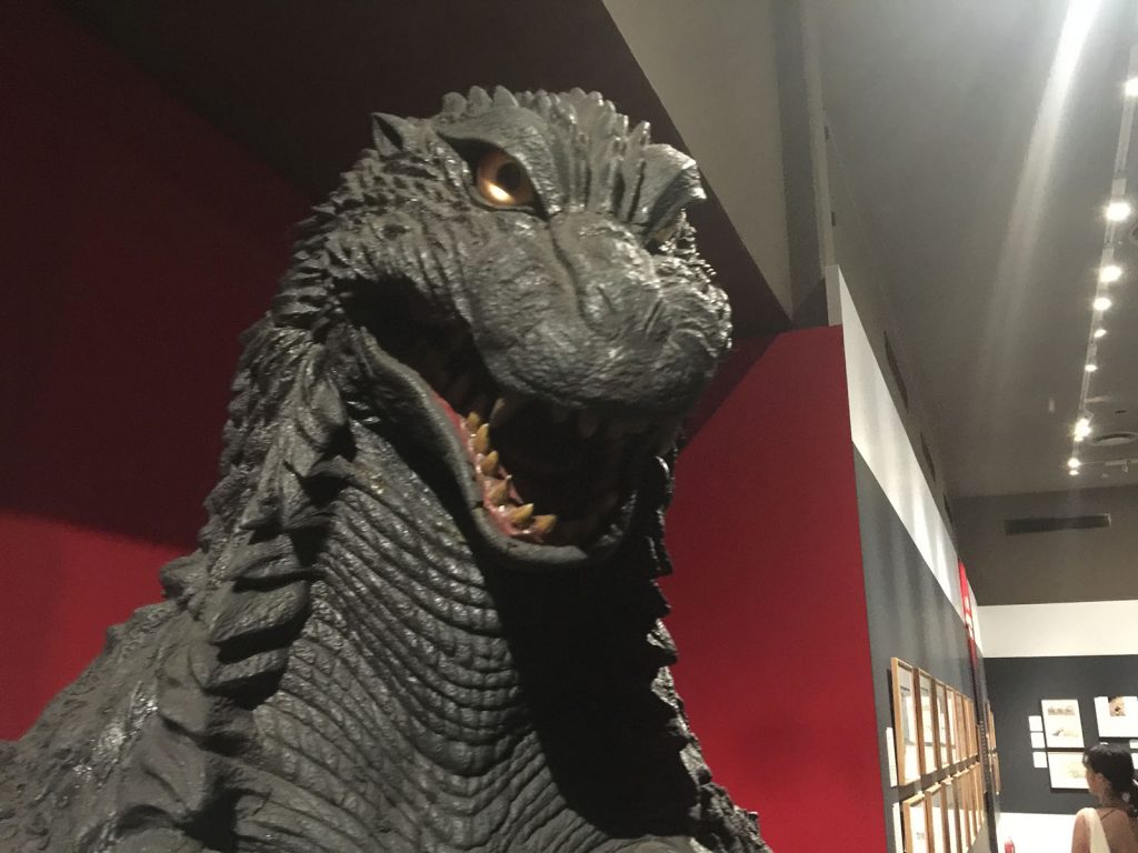 Close up of KiryuGoji Godzilla costume head