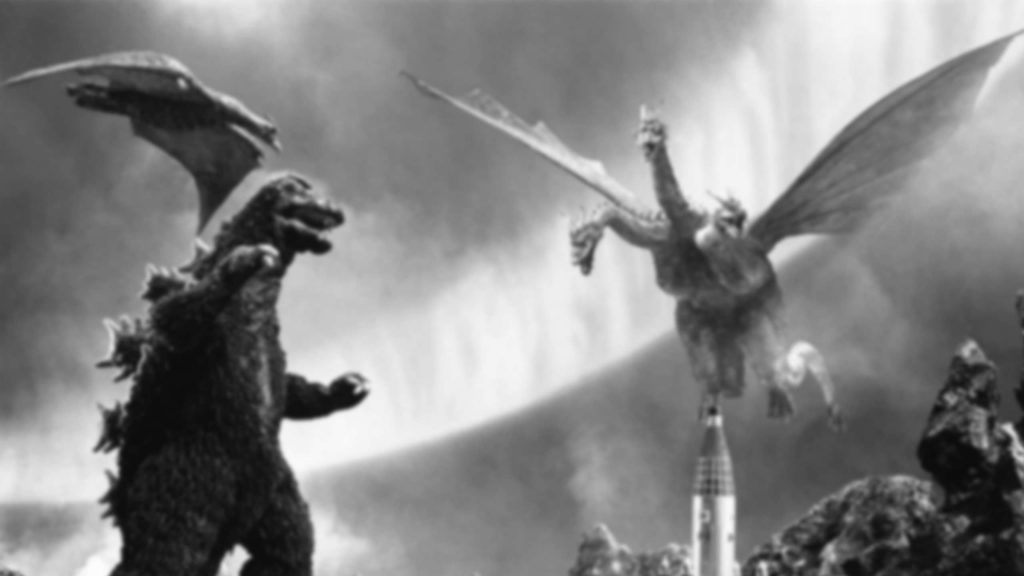 Godzilla Rodan and Ghidorah