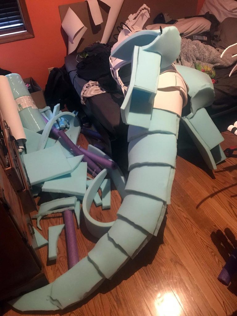 AJ Sadorf's Ready Player One Mechagodzilla Costume