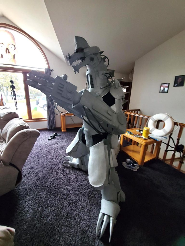 AJ Sadorf's Ready Player One Mechagodzilla Costume