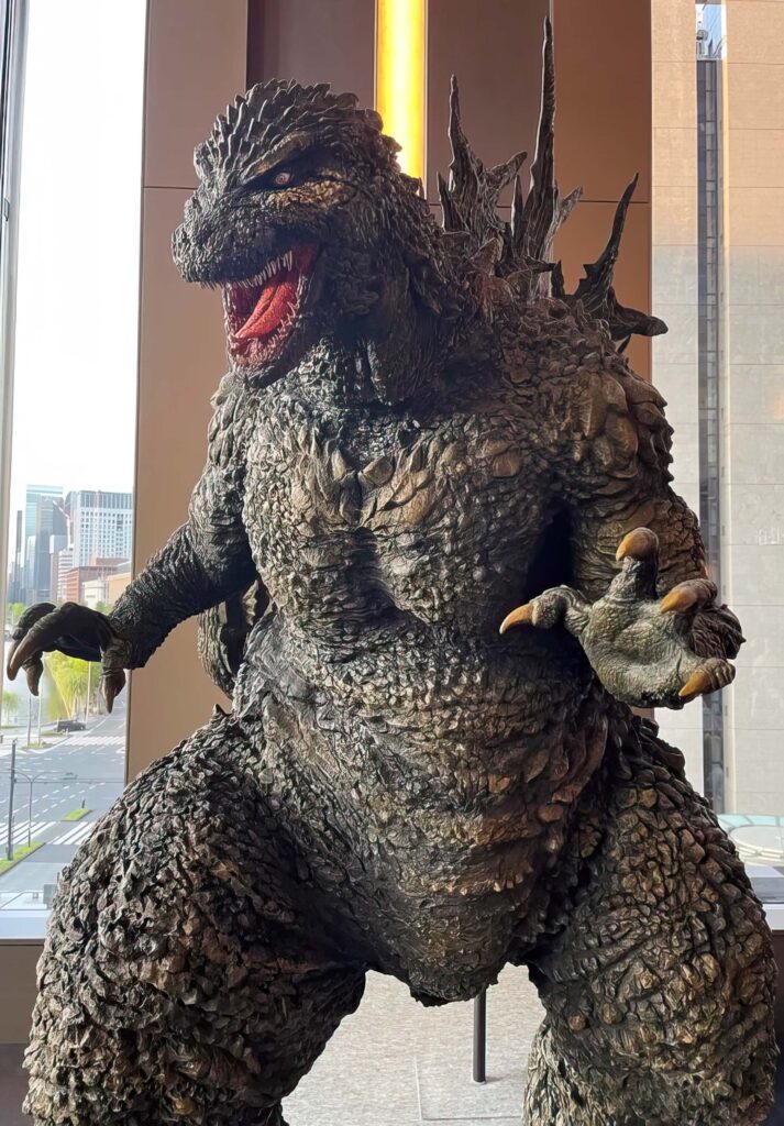 Godzilla Minus One Toho Cinemas Statue