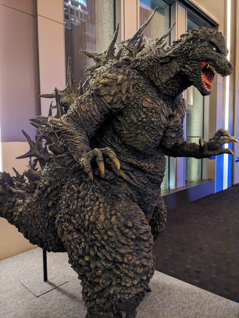 Godzilla Minus One Toho Cinemas Statue