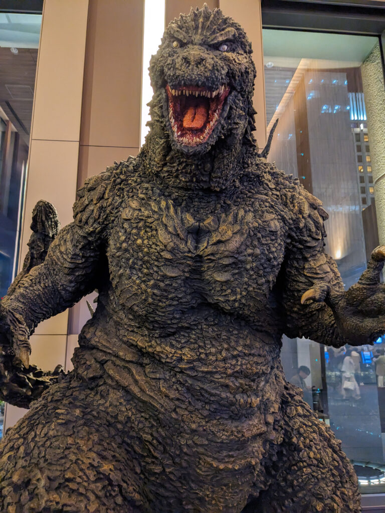 Godzilla Minus One Toho Cinemas Statue