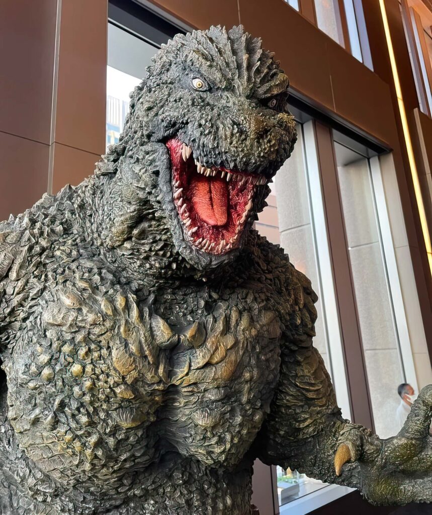 Godzilla Minus One Toho Cinemas Statue