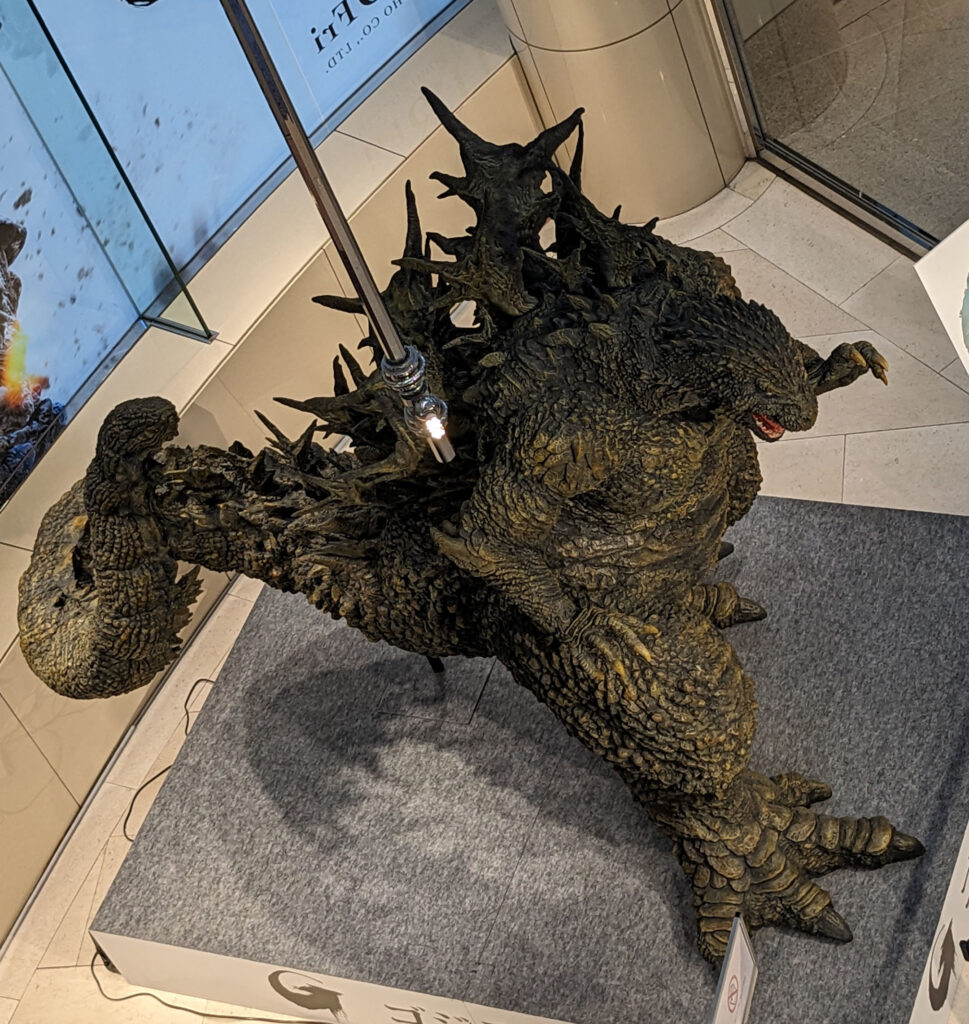 Godzilla Minus One Toho Cinemas Statue