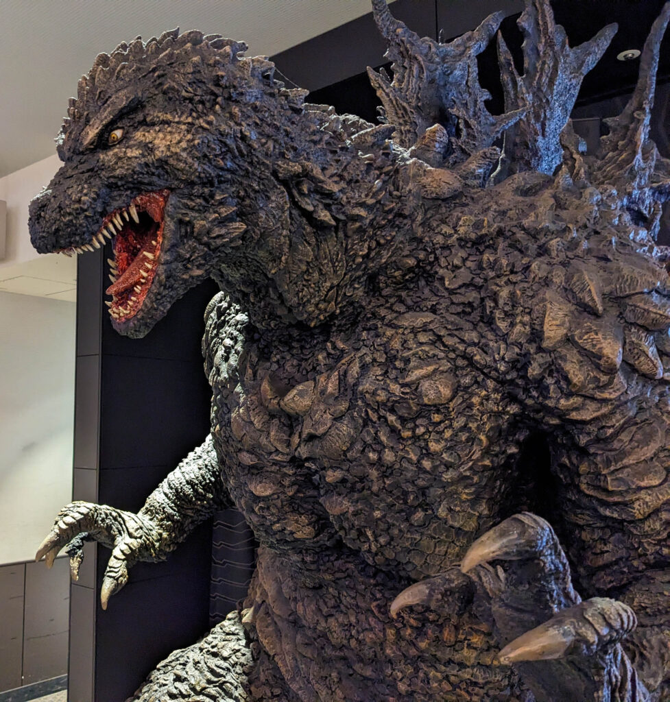 Godzilla Minus One Toho Cinemas Statue