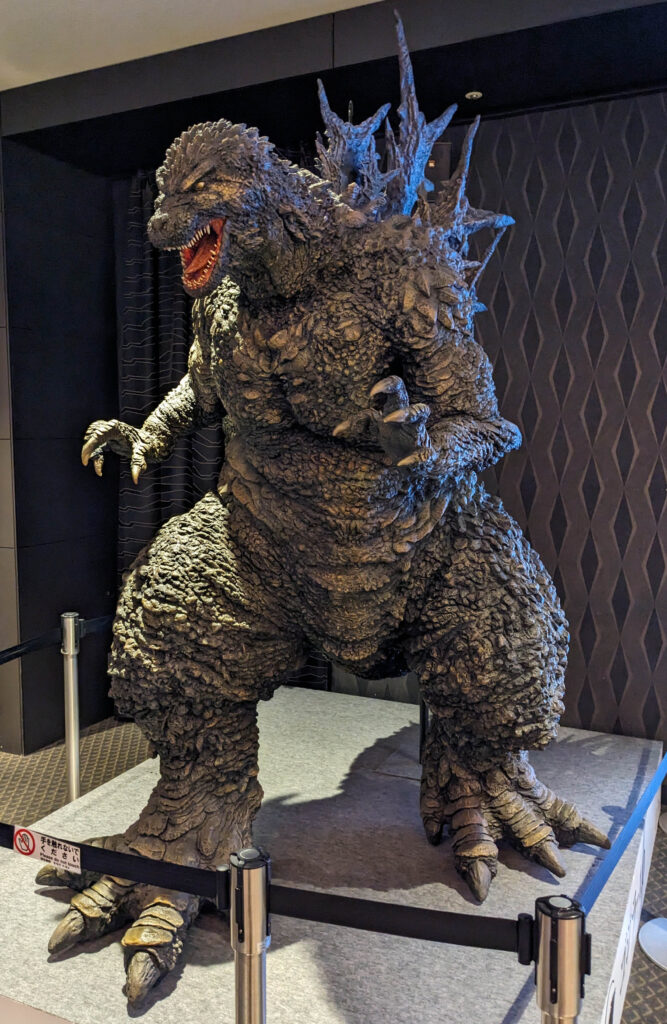 Godzilla Minus One Toho Cinemas Statue