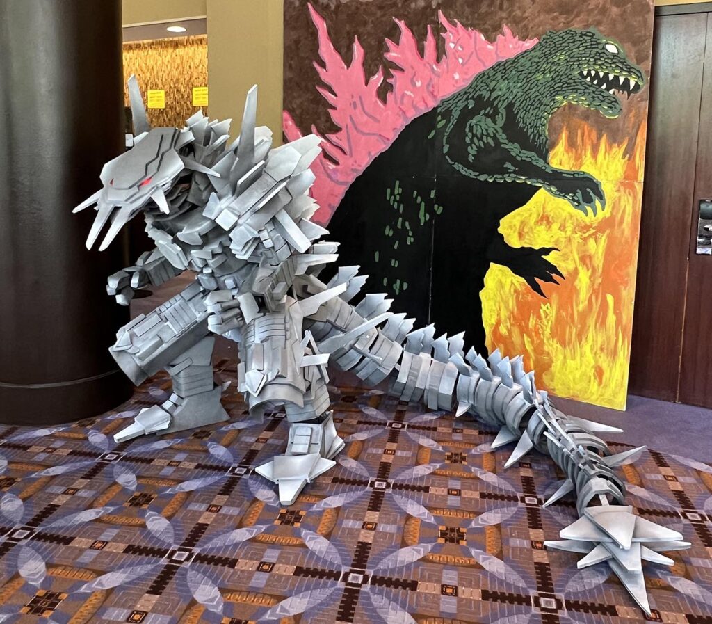 Seth Ortega Anime Mechagodzilla costume at G-Fest 2023