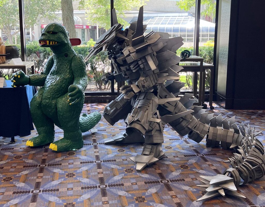 Seth Ortega Anime Mechagodzilla costume at G-Fest 2023