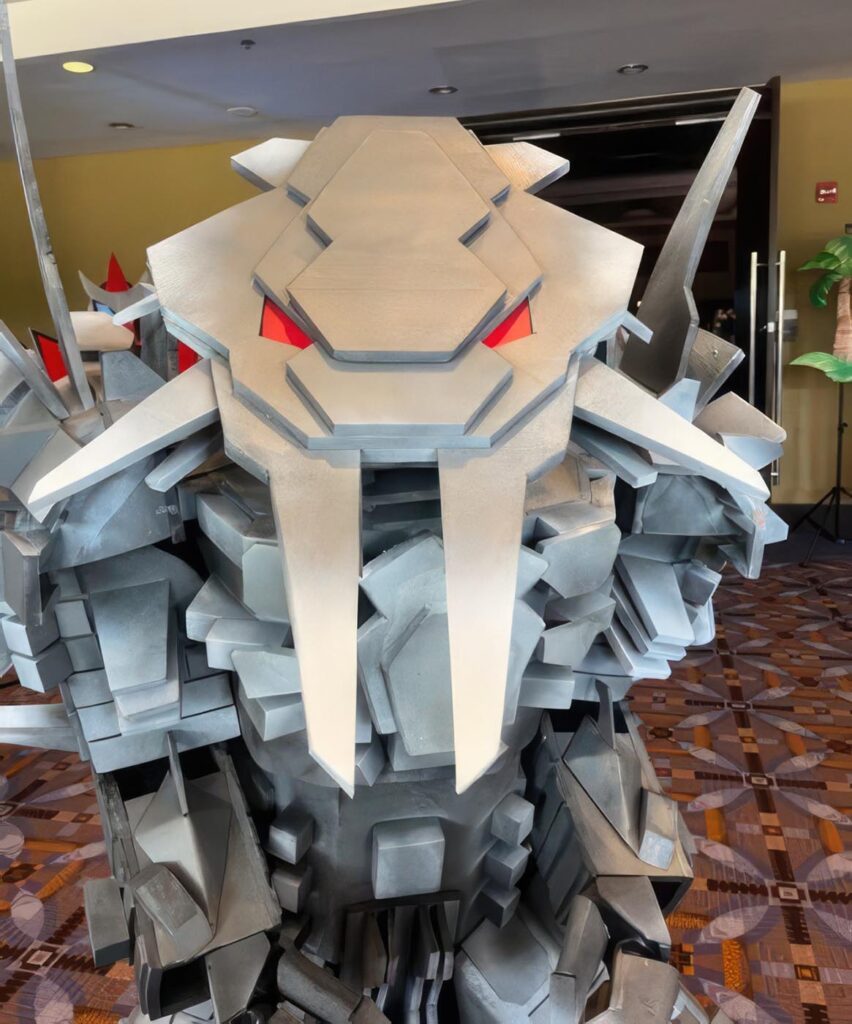 Seth Ortega Anime Mechagodzilla costume at G-Fest 2023