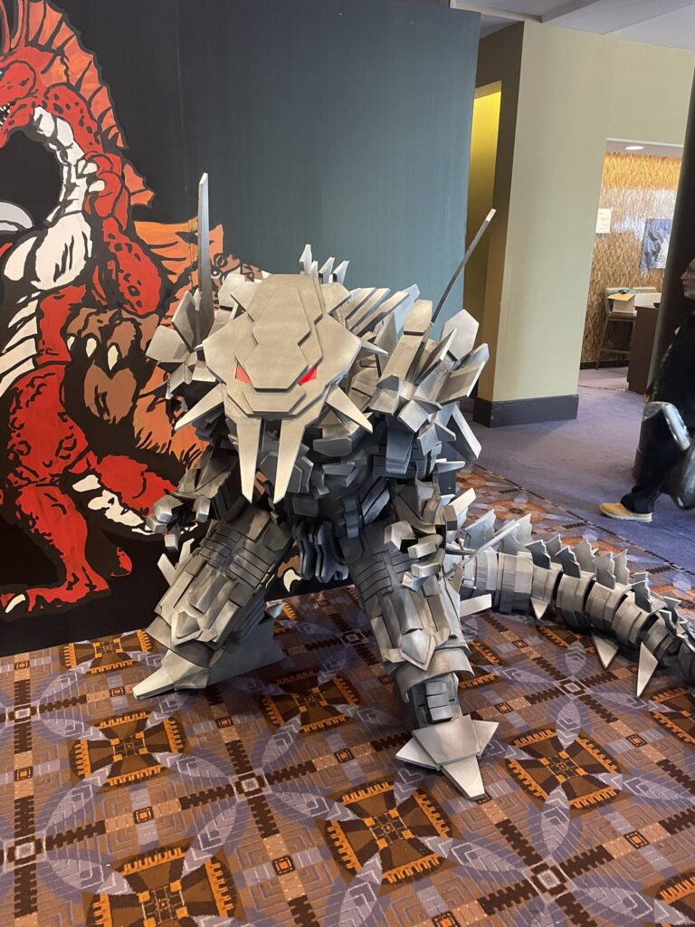 Seth Ortega Anime Mechagodzilla costume at G-Fest 2023