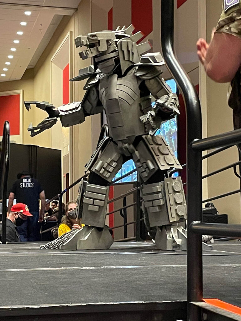 On stage during the G-Fest 2022 costume parade