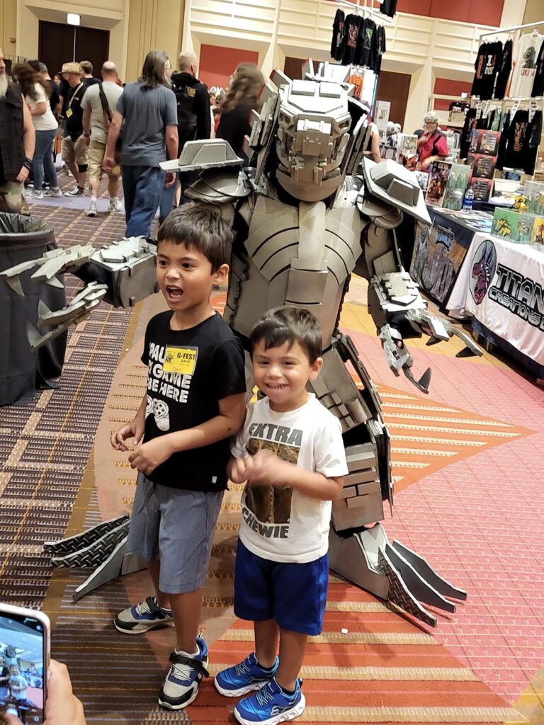 Seth Ortega GvK Mechagodzilla at G-Fest 2022