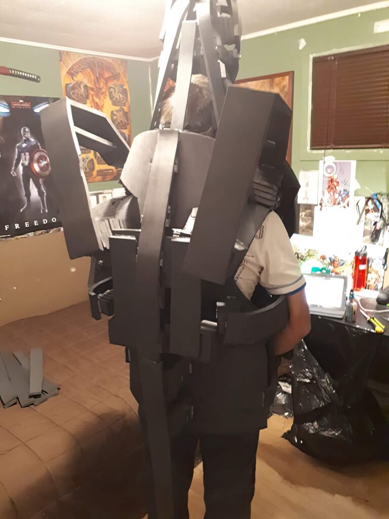 Jonathan Le Guedar Mechagodzilla body and torso out of EVA foam