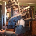 Jonathan Le Guedar Mechagodzilla body and torso out of EVA foam