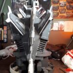 Jonathan Le Guedar Mechagodzilla back view of torso with dorsals