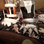 Jonathan Le Guedar Mechagodzilla left foot painted, right foot still being built