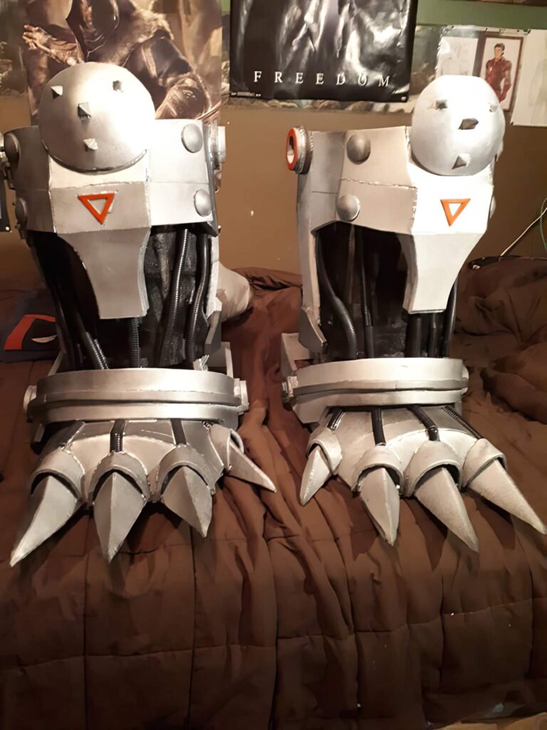 Jonathan Le Guedar Mechagodzilla fully painting feet