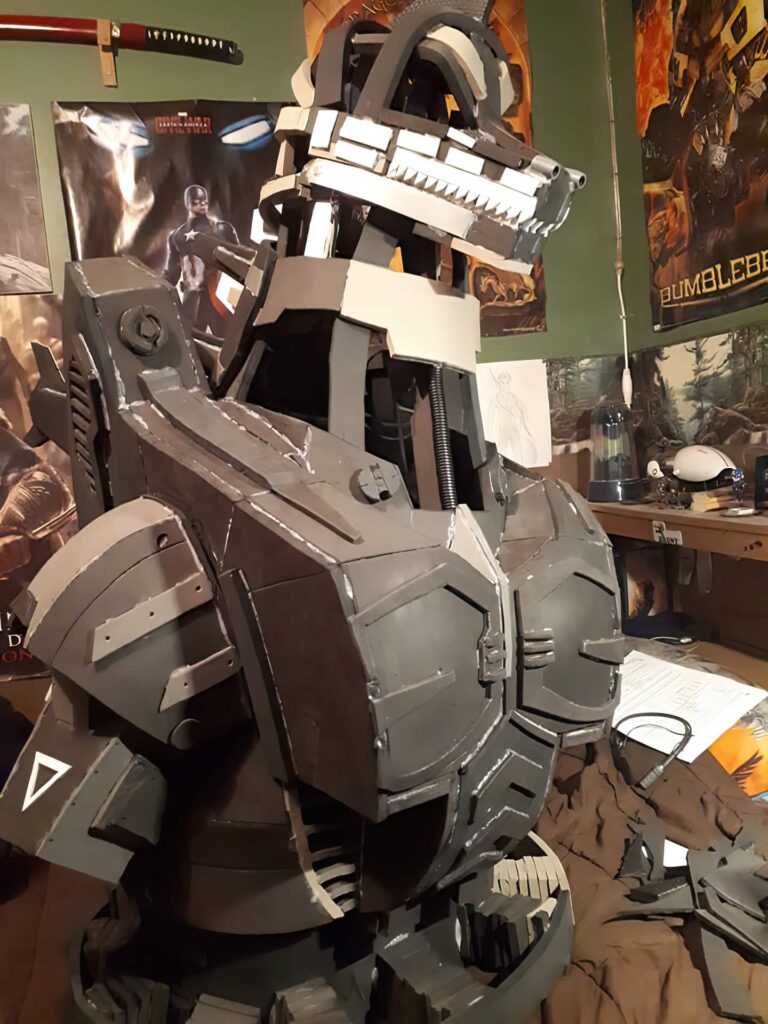 Jonathan Le Guedar Mechagodzilla torso with added chest detail and upper arms