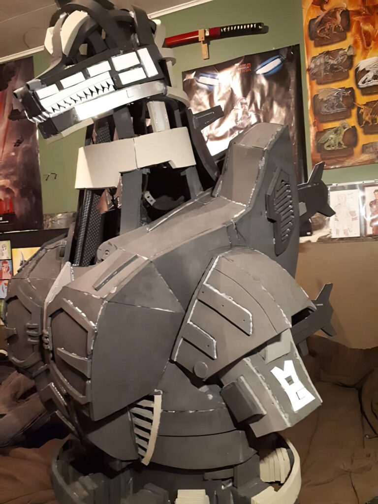 Jonathan Le Guedar Mechagodzilla torso with added chest detail and upper arms