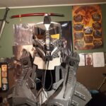 Jonathan Le Guedar Mechagodzilla adding rivet texture details as well as some wiring