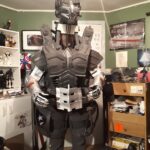 Jonathan Le Guedar Mechagodzilla test fitting torso and arms