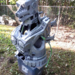 Jonathan Le Guedar Mechagodzilla painting torso