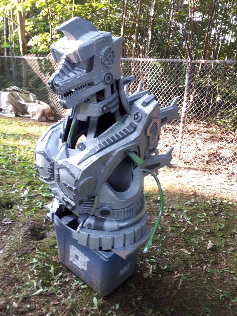 Jonathan Le Guedar Mechagodzilla painting torso