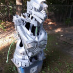 Jonathan Le Guedar Mechagodzilla painting torso
