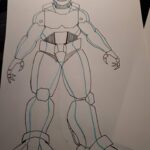 Jonathan Le Guedar Mechagodzilla sketches