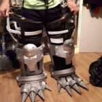 Jonathan Le Guedar Mechagodzilla test fitting legs and feet