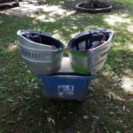 Jonathan Le Guedar Mechagodzilla thigs being painted silver